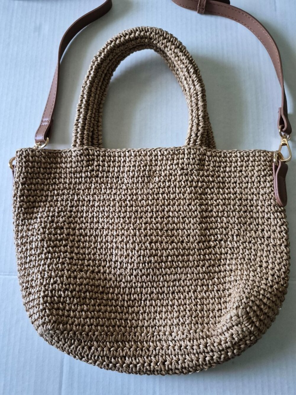Haute Hippie Raffia Woven Handle Crossbody Bag - Picture 4 of 12
